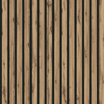 Панель Стеновая Акустическая Stella Comfort Light Пекан 2780х600х9 (уп.1шт.)