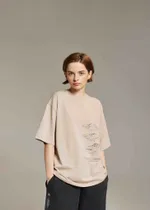 Футболка Called a Garment Diagram Какао