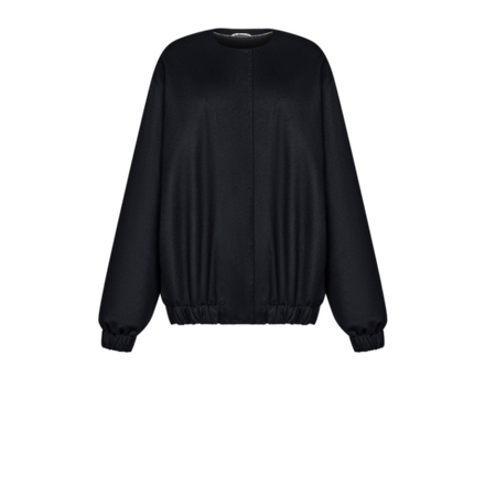 Бомбер из кашемира с подкладкой из шелка