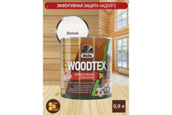 Пропитка декоративная для защиты древесины алкидная Dufa Woodtex белая