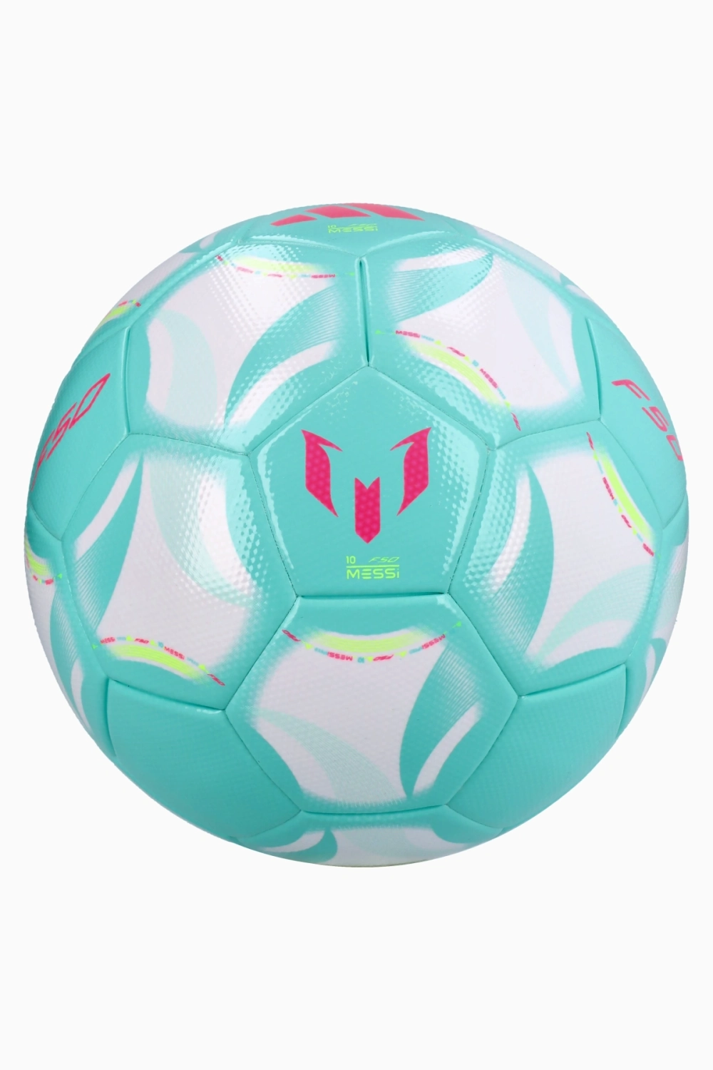 Футбольный мяч adidas Messi League размер 5 - бирюзовый