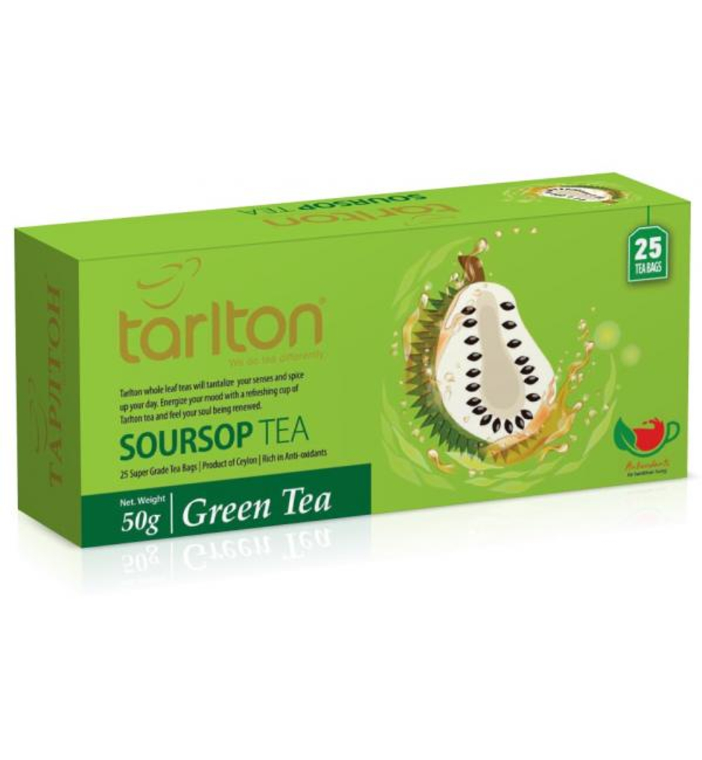 Чай Тарлтон  ПАКЕТИРОВАННЫЙ ЗЕЛЕНЫЙ саусеп 25пак