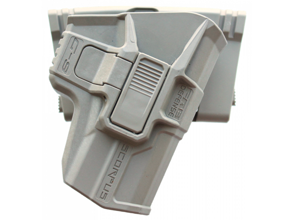 Кобура M24 с кнопкой на ремень для Glock 9 мм, бежевый, зеленый, Fab Defense