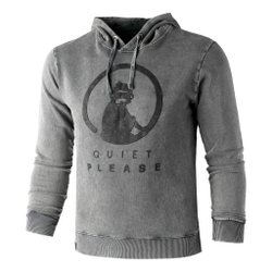 Мужская кофта теннисная Quiet Please GOAT Hoody Men - Grey, Black