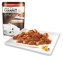 Gourmet A la Carte 85 г говядина с овощами