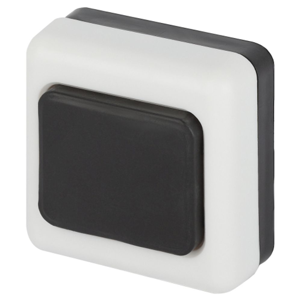 Кнопка дверного звонка ЭРА D2 проводного, черная