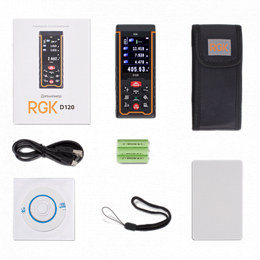 Лазерный дальномер с видоискателем RGK D120