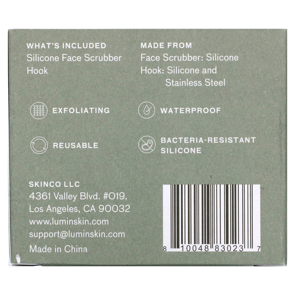 Lumin, Силиконовый скраббер для лица, набор из 2 предметов