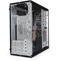 Корпус для компьютера Exegate EX284022RUS Корпус Minitower BA-201 Black, mATX, &lt;без БП&gt;, 2*USB, Audio