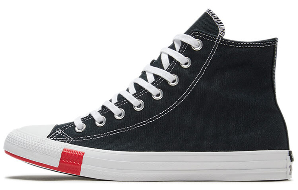 Converse All Star Get Tubed Wear-Resistant Anti-Slip Support High Canvas Shoes Male and Female Black