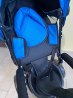 Велосипед 3-х колесный ROCKET с музыкальной панелью голубой арт. 290