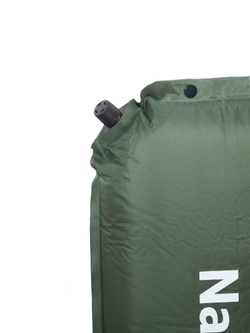 Коврик надувной односпальный Naturehike D04, с чехлом и подушкой, хаки (CNK2450WS020)