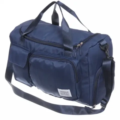 Сумка спортивная «City-sport», водонепроницаемый отдел + 2 кармана + отдел под обувь, цвет синий, 49*21*29см