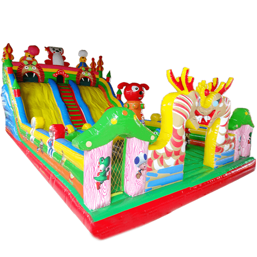 Коммерческий надувной батут "Драконы"