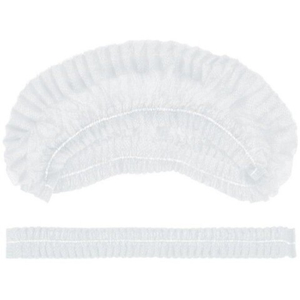 Шапочки белые 100 шт VD