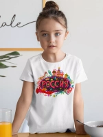 Футболка с гербом России
