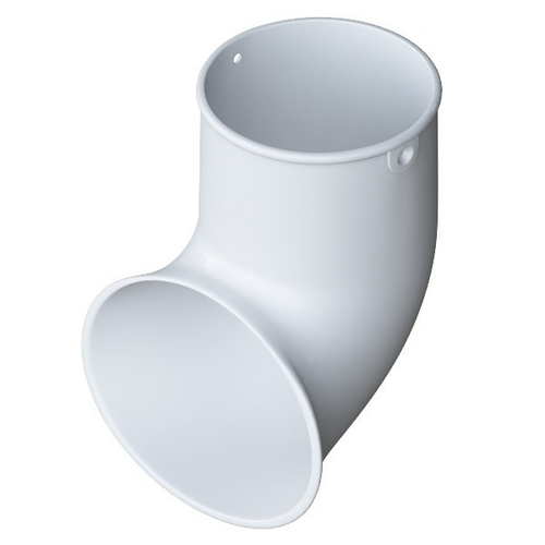 Колено сливное ПВХ Альта-Профиль Элит Белое 95 мм