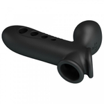 Насадка на пенис с эффектом расширения «Pretty Love Airbag Penis Sleeve Tyronn» черная