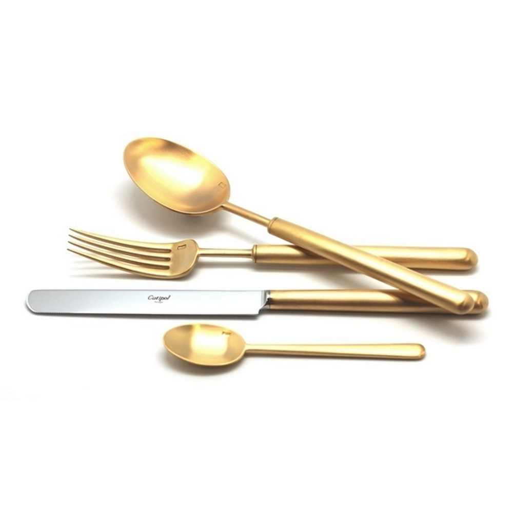 Набор столовых приборов на 12 персон 72 предмета Cutipol Bali Gold общий вид