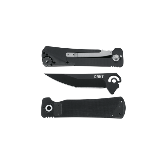 Складной нож CRKT 2920 Goken c клинком из стали 1.4116 Krupp (X50CrMoV15) рукоять G10 / Stainless Steel