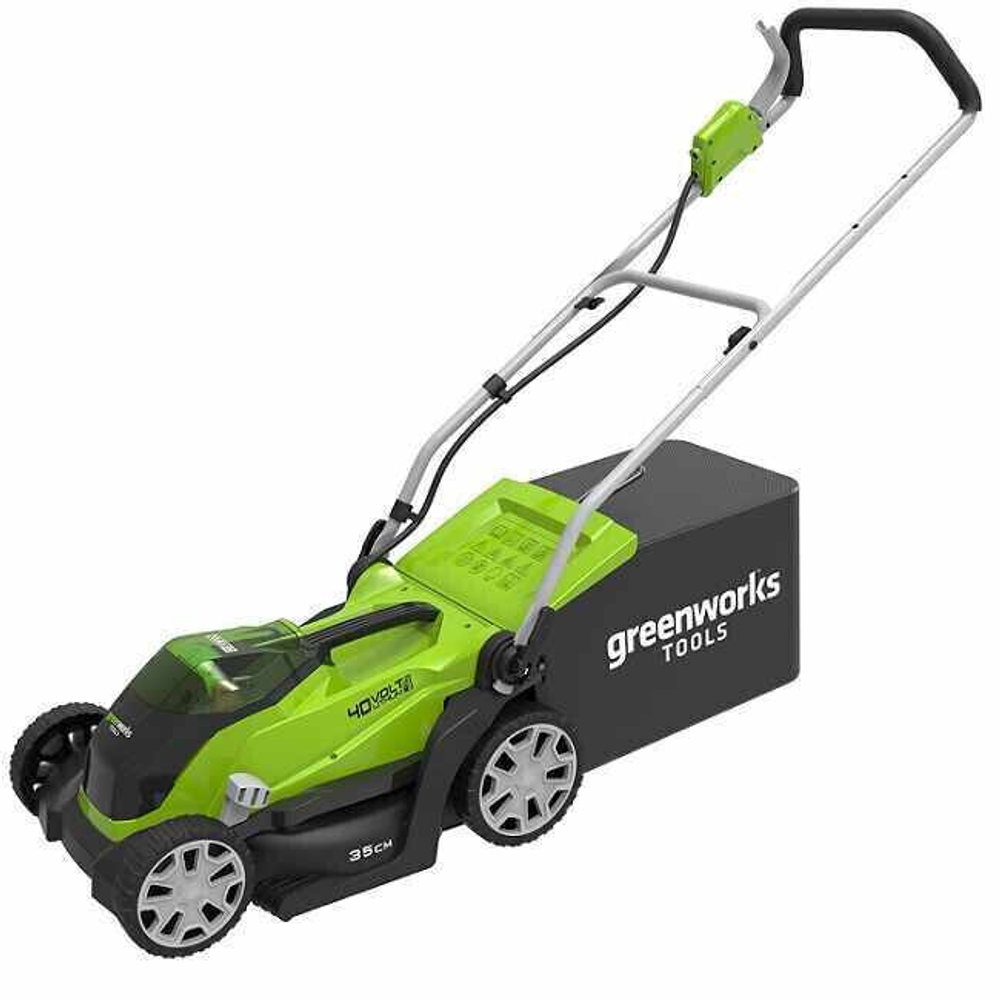 Газонокосилка аккумуляторная Greenworks G40LM35 без аккумулятора и зарядного устройства