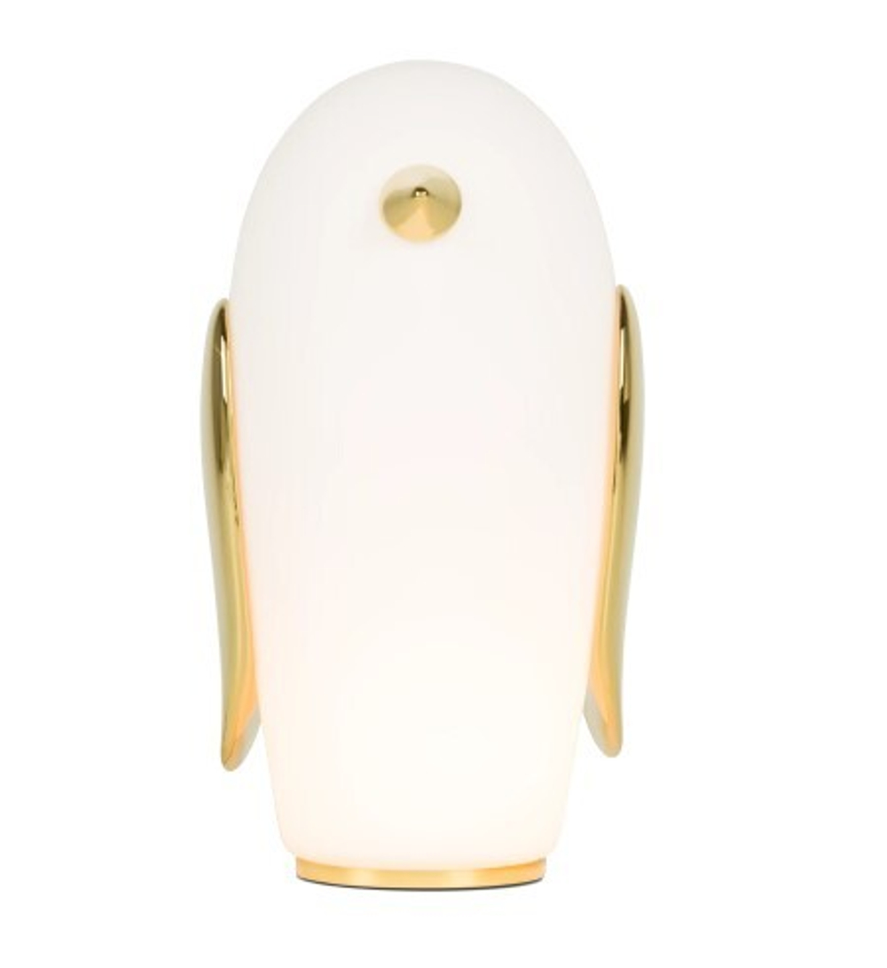 Лампа настольная Noot Noot MOOOI стекло/фарфор/white/gold 180х200х330h коллекция Pet Light