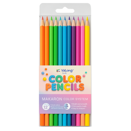 Карандаши цветные Yalong 12 цветов