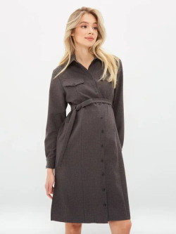 Платье офисное "Мира" для беременных и кормящих мам