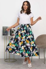 Юбка Льюис (цветы) Ю14022-10М LT Collection
