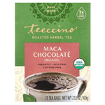 Teeccino, Органический обжаренный травяной чай, шоколад с мака, без кофеина, 10 чайных пакетиков, 60 г (2,12 унции)