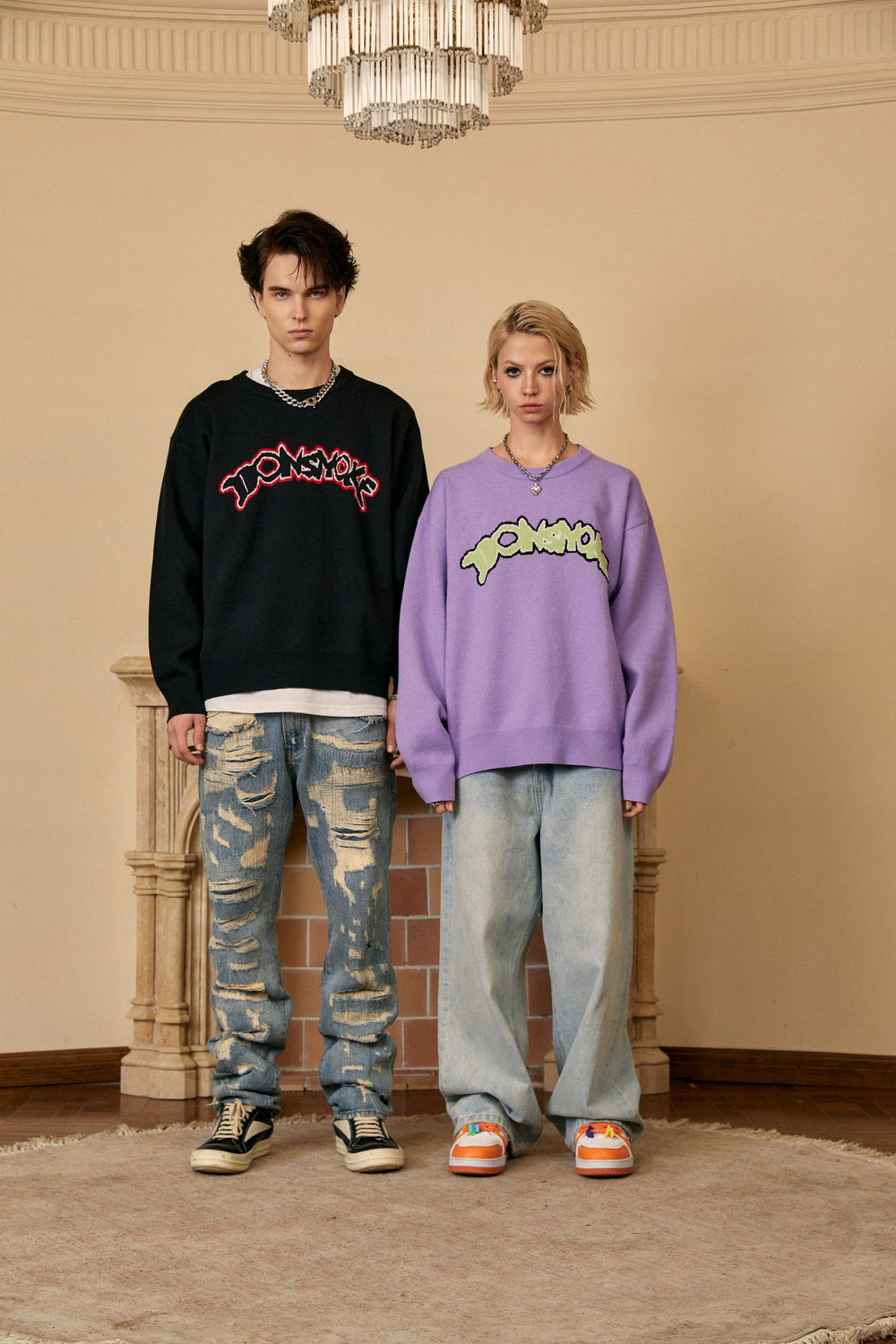 Свитер DONSMOKE "Monstrous" Jacquard Sweater