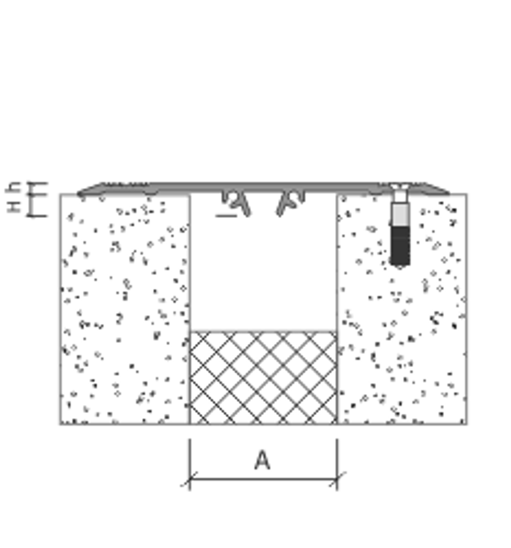 АКВАСТОП ПСА-075 Декоративный алюминиевый профиль с крепежным элементом из стали (4шт. на 3м профиля), м.п.