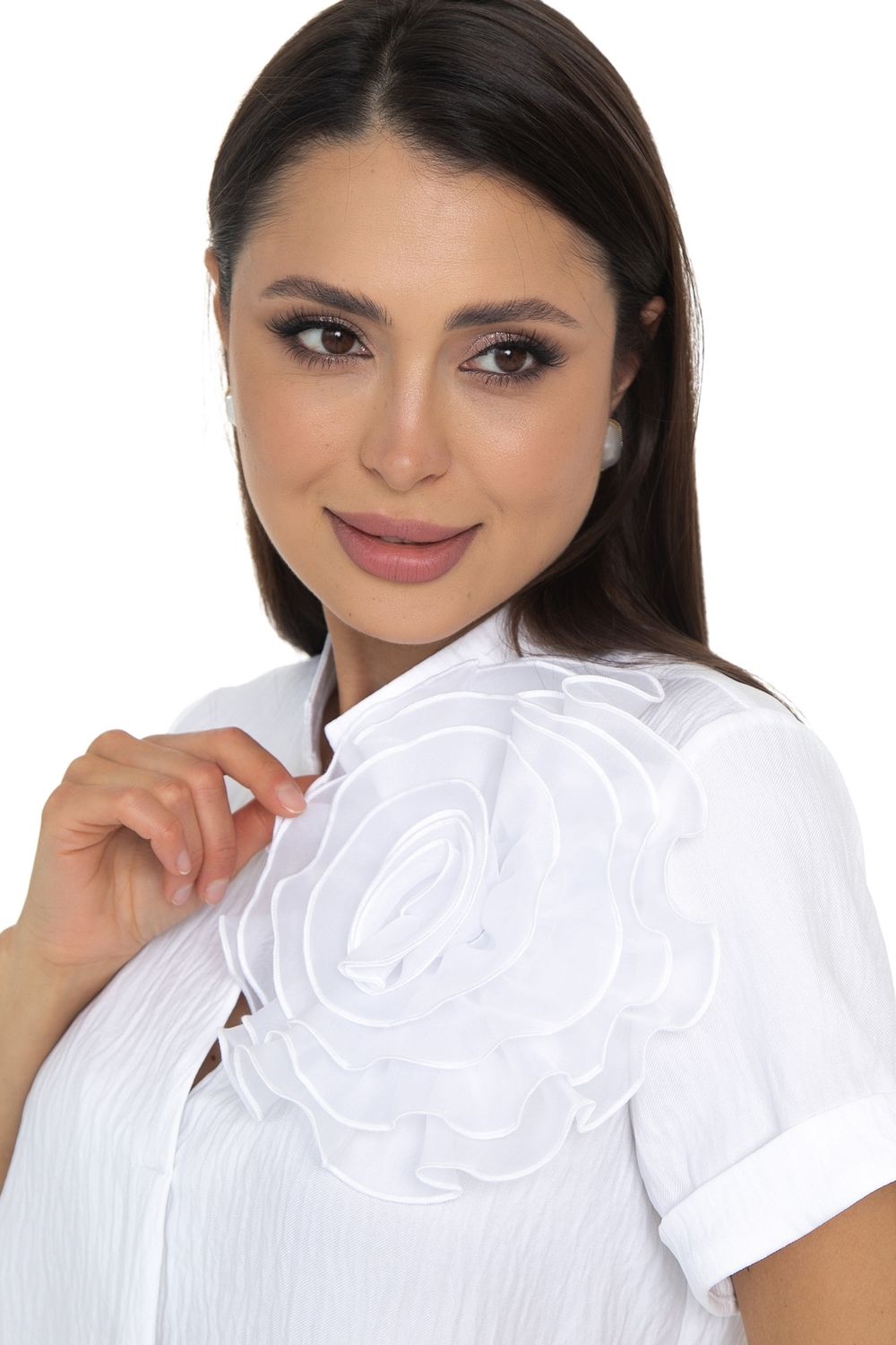 Блуза Нежность (лён,вайт) Diolche