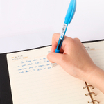 Ручка шариковая DELI "Q130", 0.7 мм, синяя, грип