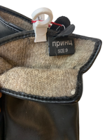 Принц.Эко кожа. Подклад трикотаж-шерсть.Перчатки.Женские.10 шт в упаковке.