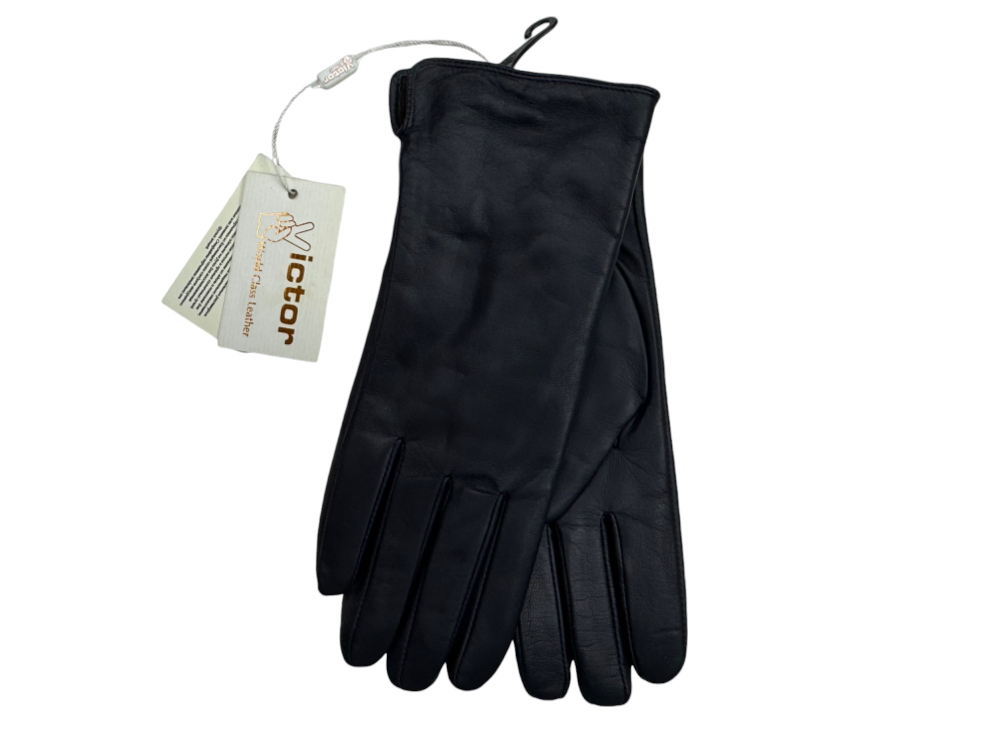 Victor.Перчатки.Женские.Кожаные.Люкс качества.Плюш-флис. В упаковке 5 шт.