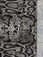 Футболка для девочки оверсайз, принт питон