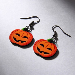 Серьги на крючках "Happy Halloween"