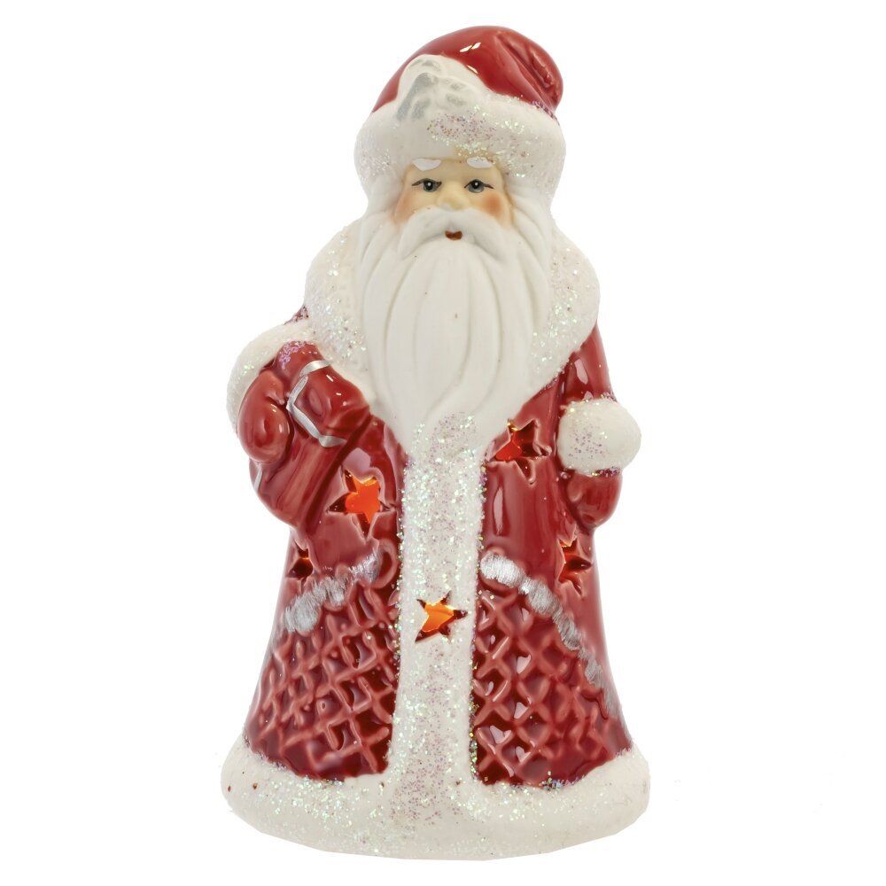 GAEM Фигурка декоративная "Дед Мороз" с подсветкой (2xLR44), L7, L6,5 W5,5 H12 см, 2в.