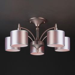 Люстра на штанге Eurosvet Adagio 60080/5 сатин-никель