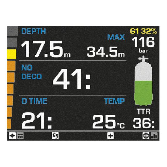 Компьютер для дайвинга Mares Genius воздушноинтегрированный