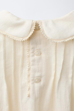 ZARA БОДИ С КРУЖЕВОМ И СКЛАДКАМИ, ЭКРЮ