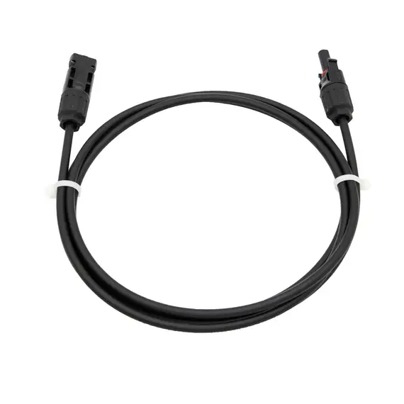 Удлинитель для солнечных электростанций 1 метр 4 кв.мм черный