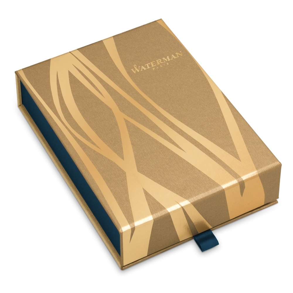 Подарочный набор:Чехол и Шариковая ручка Waterman Expert Essential, St. Steel CT