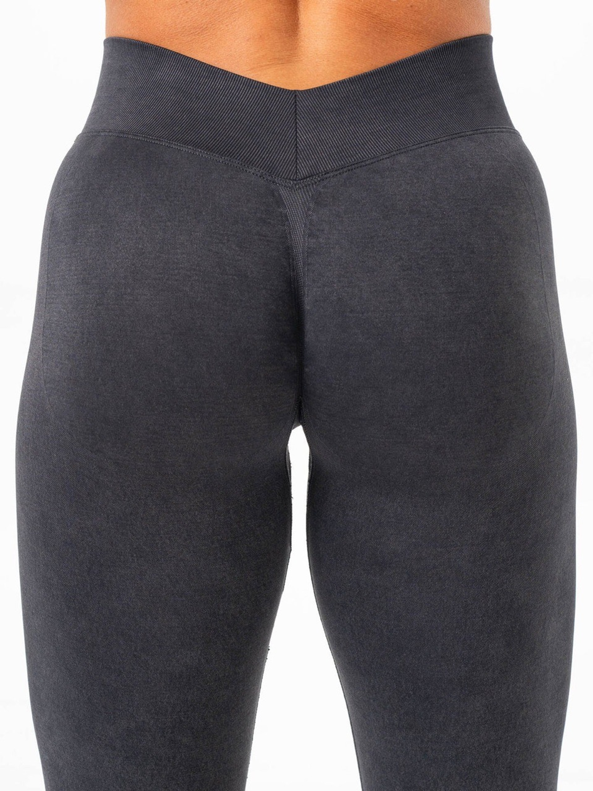 Леггинсы RYDERWEAR Stonewash Seamless V Back Black