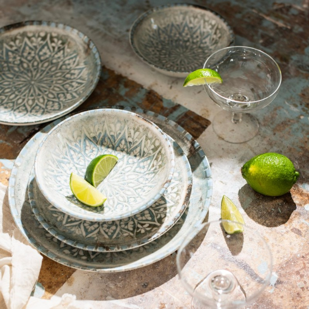 Granada Turquoise Тарелка глубокая 20см 550мл 1972 [12]