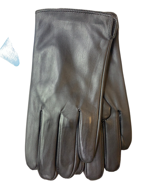 Yongsheng.Эко кожа. Подклад плюш-флис.Перчатки.Мужские.10 шт в упаковке.