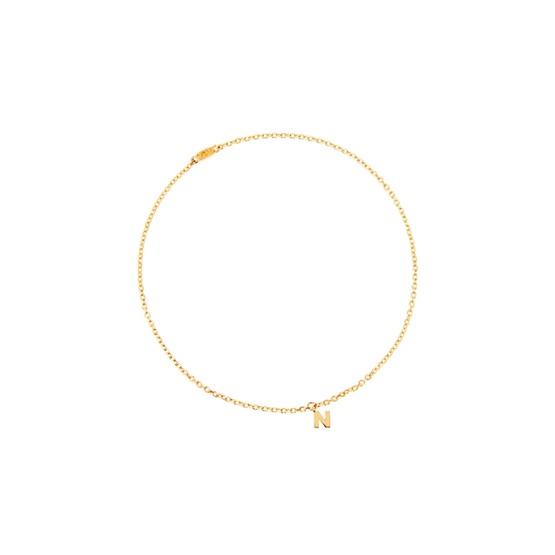 Вечный браслет Персонализация с Буквой – Золото