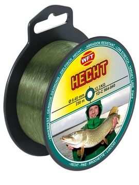 Леска монофильная WFT Zielfisch HECHT (ЩУКА) 250 м, 0,40 мм