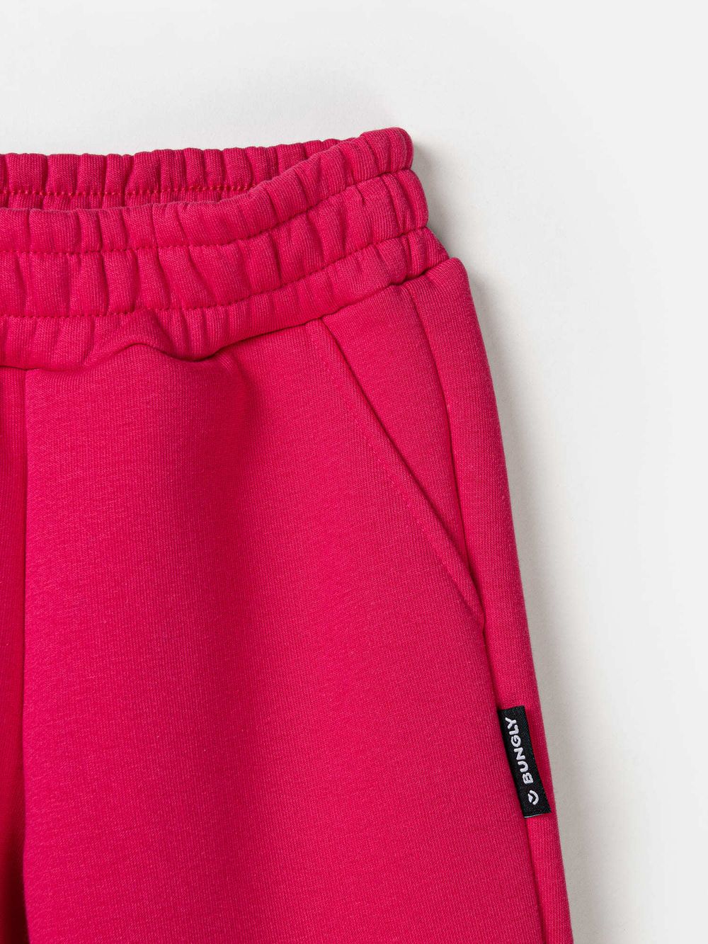 Джоггеры "Фуксия" с карманами утепленные